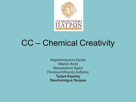 CC – Chemical Creativity