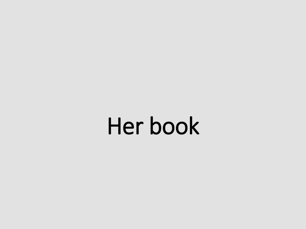 Her book