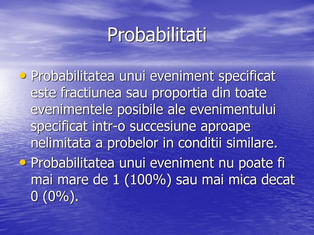 Probabilitati
