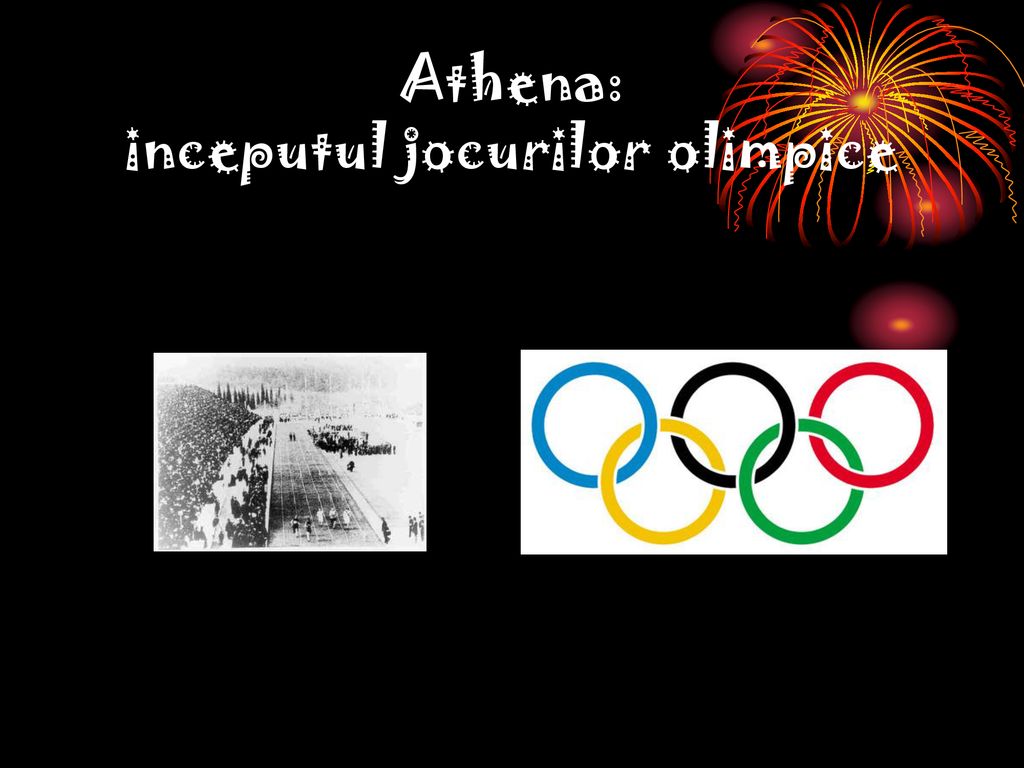 Athena: inceputul jocurilor olimpice