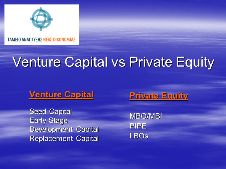Venture capital χρηματοδότηση αναφέρεται κύρια σε ΜΜΕ διότι: