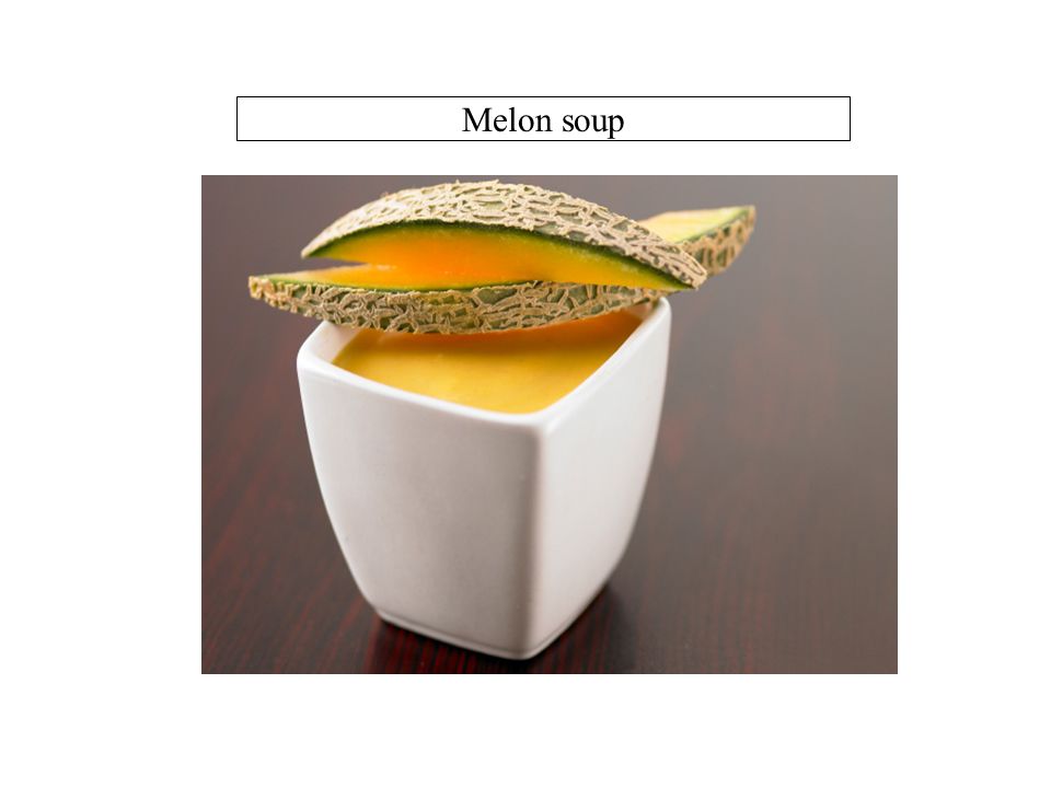 Melon soup