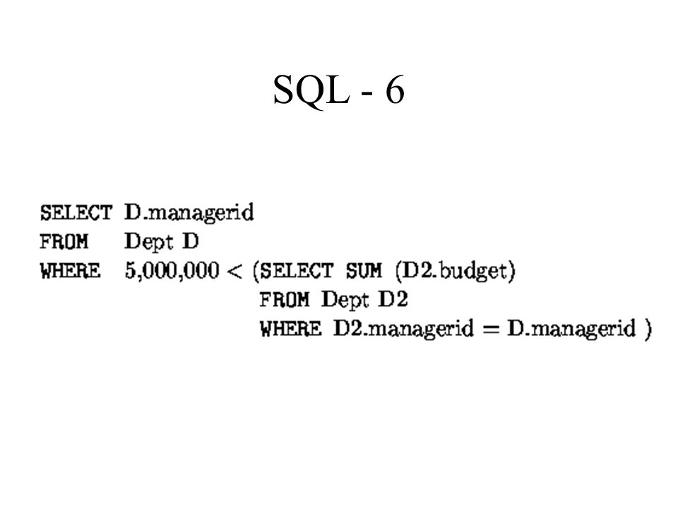 SQL - 6
