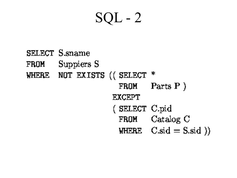 SQL - 2