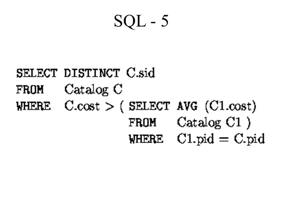 SQL - 5