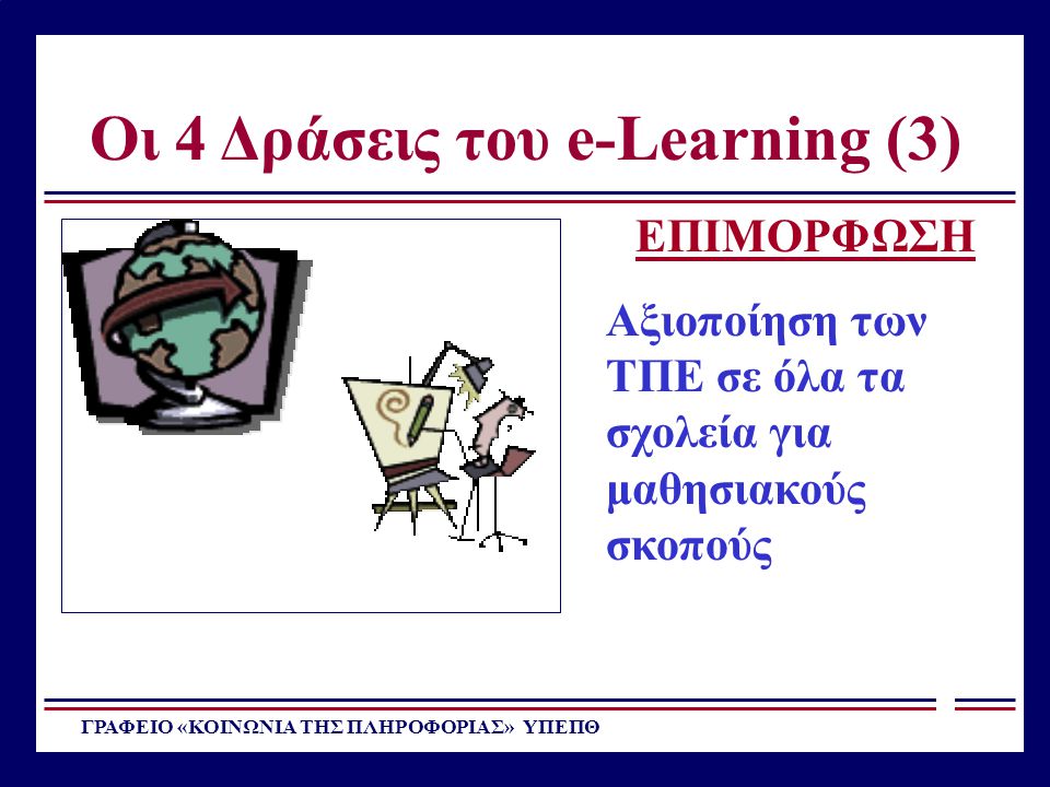 Οι 4 Δράσεις του e-Learning (3)