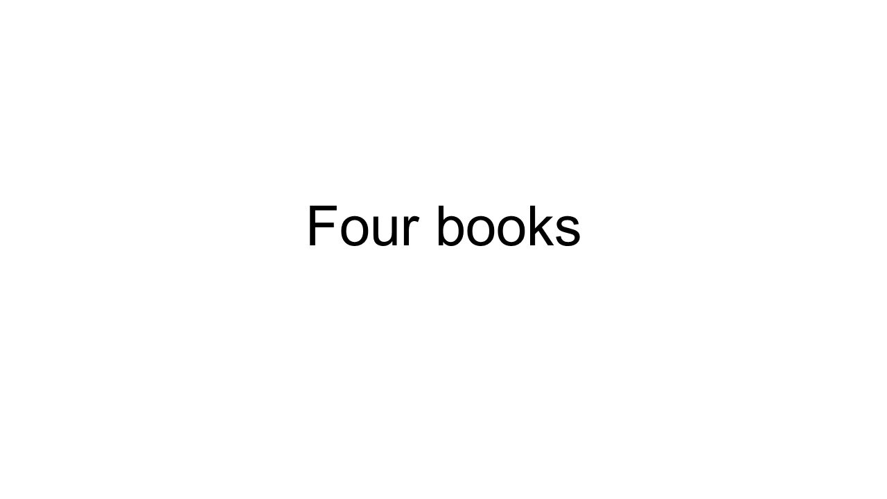 Four books