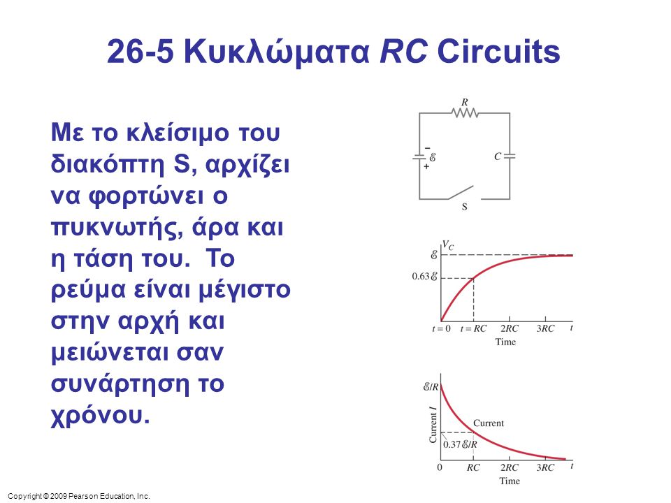 26-5 Κυκλώματα RC Circuits