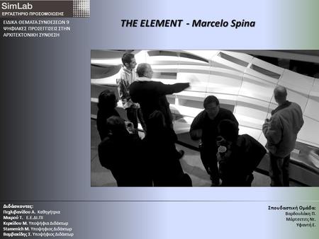 THE ELEMENT - Marcelo Spina