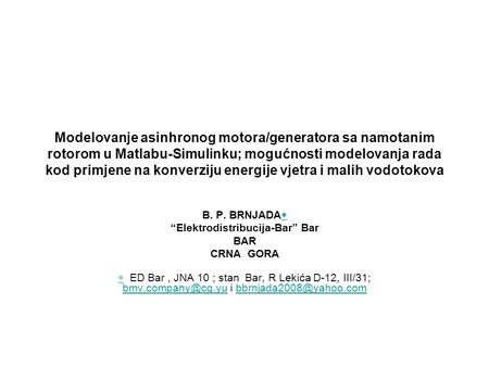 “Elektrodistribucija-Bar” Bar