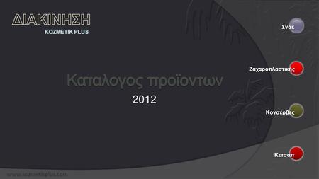 Κετσαπ Κονσέρβες Ζαχαροπλαστικής Σνακ www.kozmetikplus.com 2012.