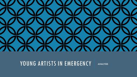 YOUNG ARTISTS IN EMERGENCY ANALYSIS. ΑΝΑΛΥΣΙΣ : UNDERSTANDING CRISIS THEN AND NOW 1.Statistics 2.Questionnaire 3. « Μ y story» 4.Comics.