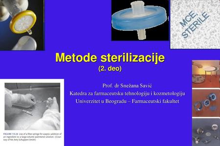 Metode sterilizacije (2. deo)