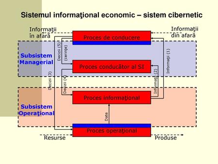 Sistemul informaţional economic – sistem cibernetic