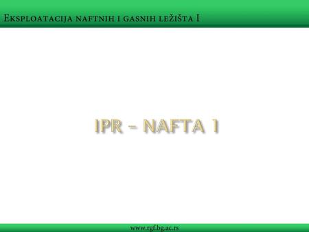 IPR – NAFTA 1.