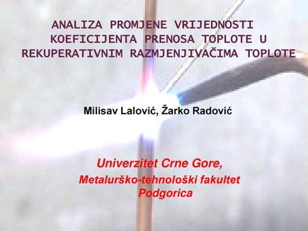 Metalurško-tehnološki fakultet Podgorica