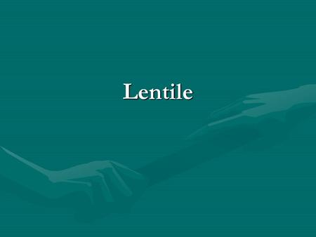 Lentile.