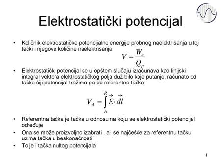 Elektrostatički potencijal