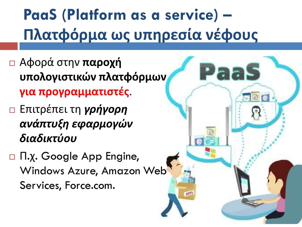 PaaS (Platform as a service) – Πλατφόρμα ως υπηρεσία νέφους