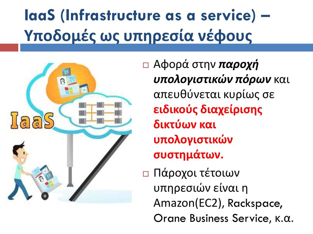 IaaS (Infrastructure as a service) – Υποδομές ως υπηρεσία νέφους