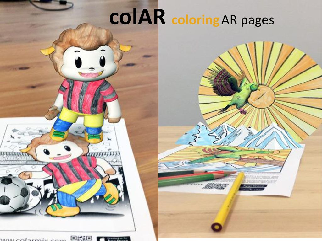 colAR coloring AR pages