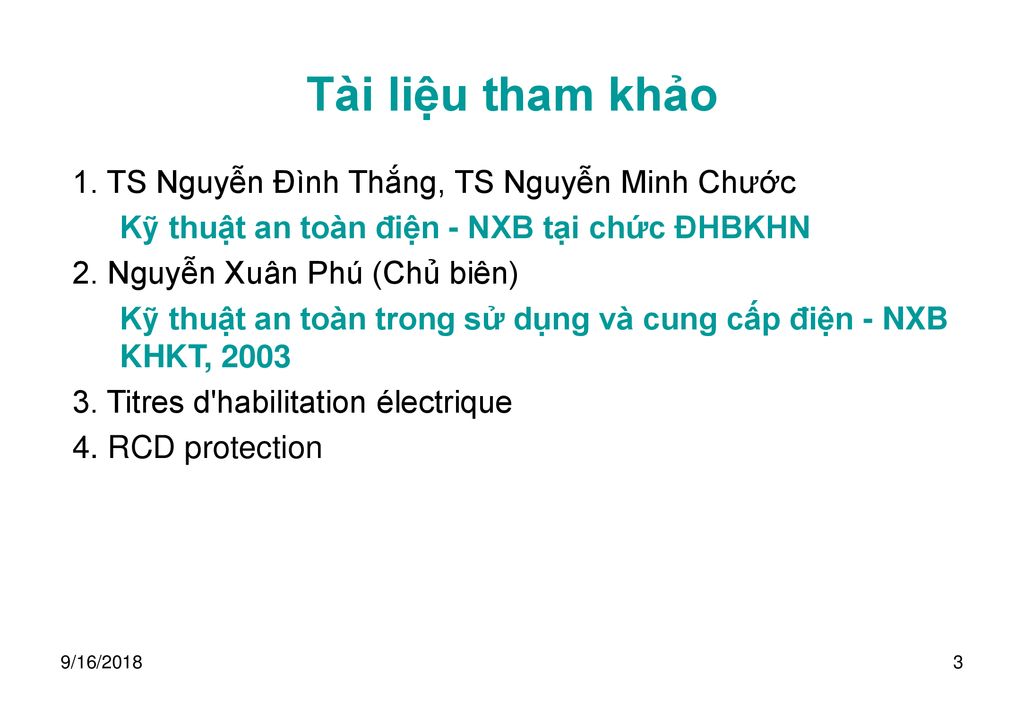 Tài liệu tham khảo 1. TS Nguyễn Đình Thắng, TS Nguyễn Minh Chước