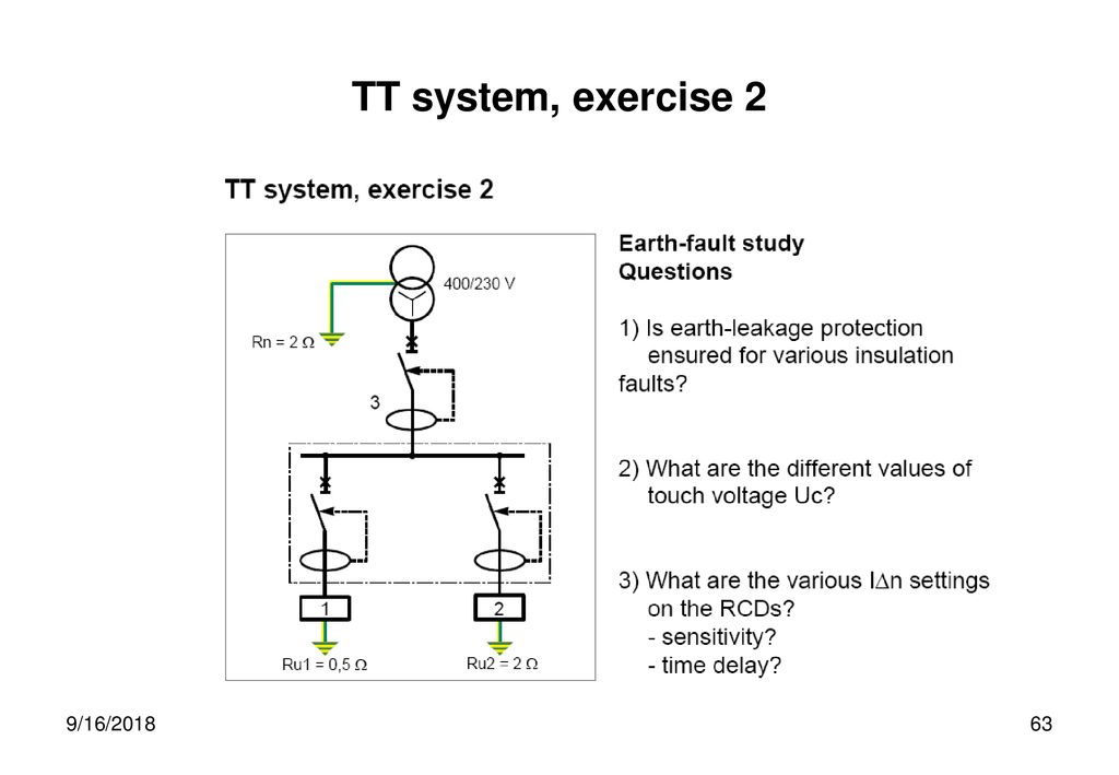 TT system, exercise 2 9/16/2018