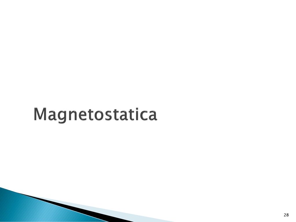 Magnetostatica