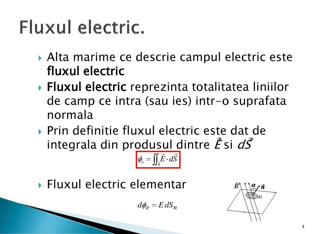 Fluxul electric. Alta marime ce descrie campul electric este fluxul electric.