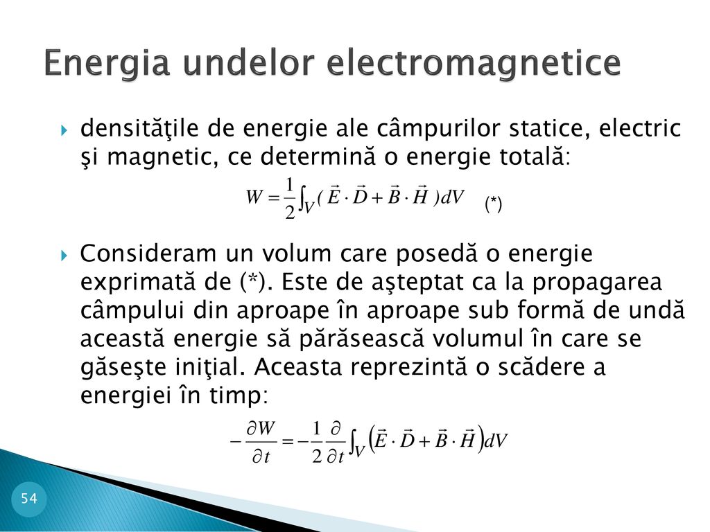 Energia undelor electromagnetice