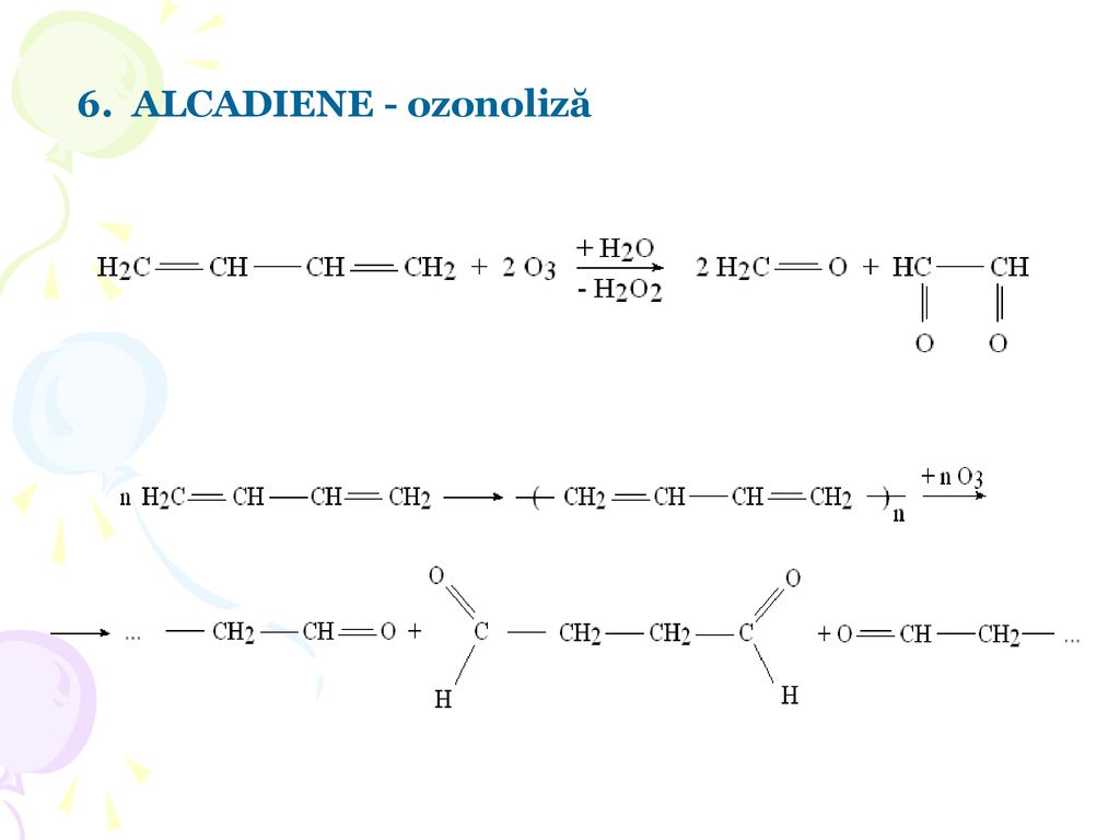 6. ALCADIENE - ozonoliză