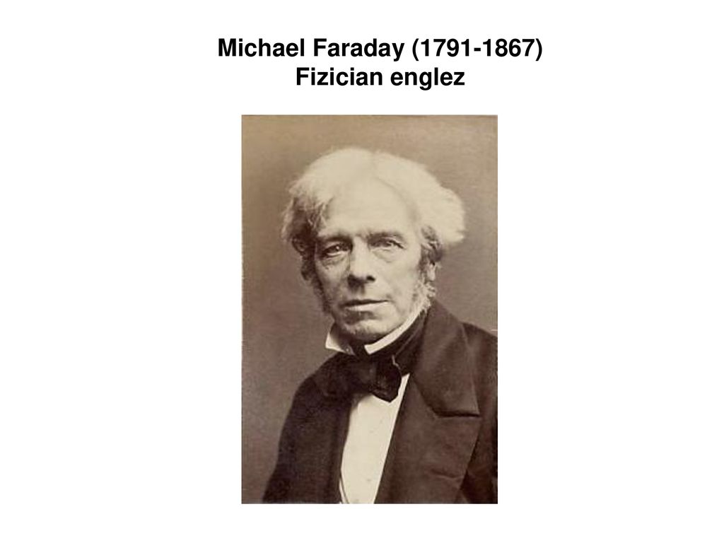 Michael Faraday ( ) Fizician englez