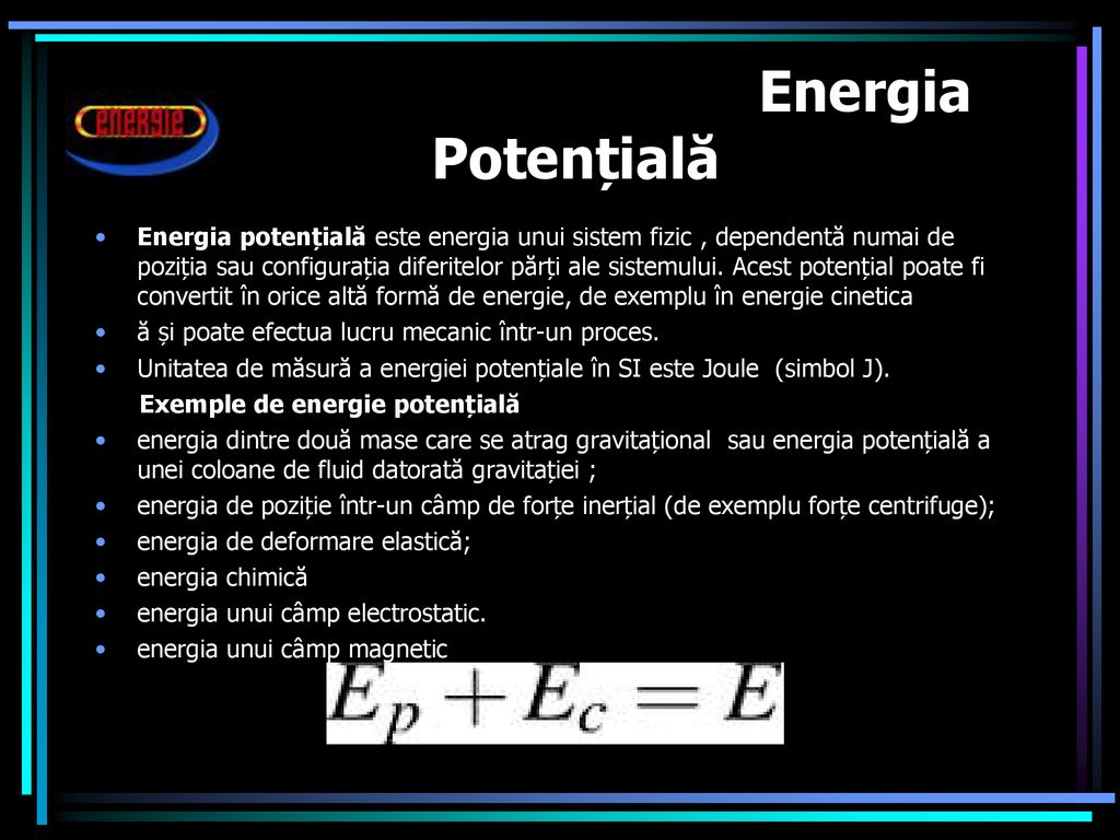 Energia Potențială