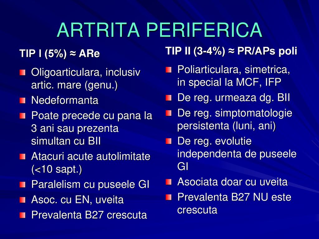 artrita periferica)