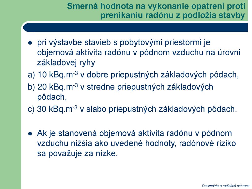 Žiarenie Okolo Nás - Radiačné Pozadie - Ppt κατέβασμα