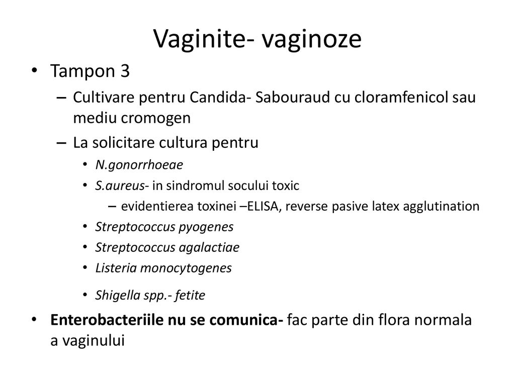 Vaginite- vaginoze Tampon 3