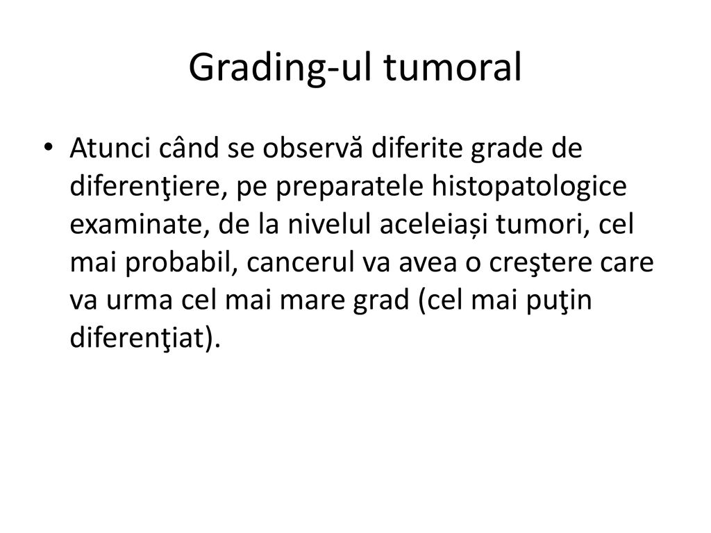 Grading-ul tumoral