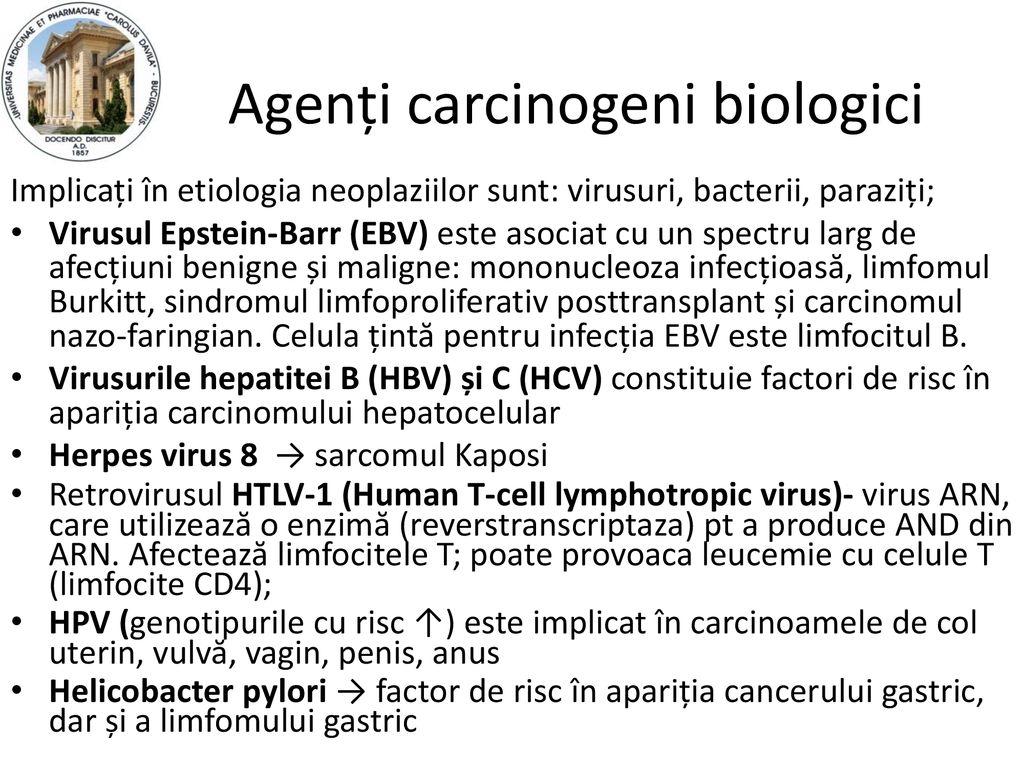 Agenți carcinogeni biologici