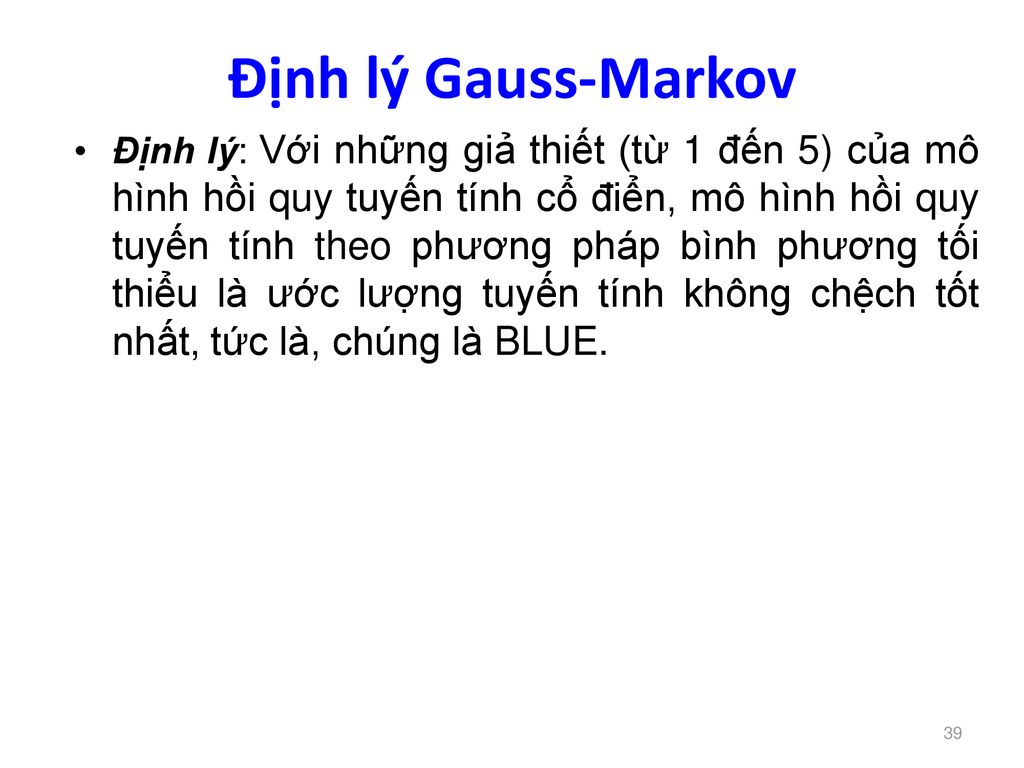 Định lý Gauss-Markov