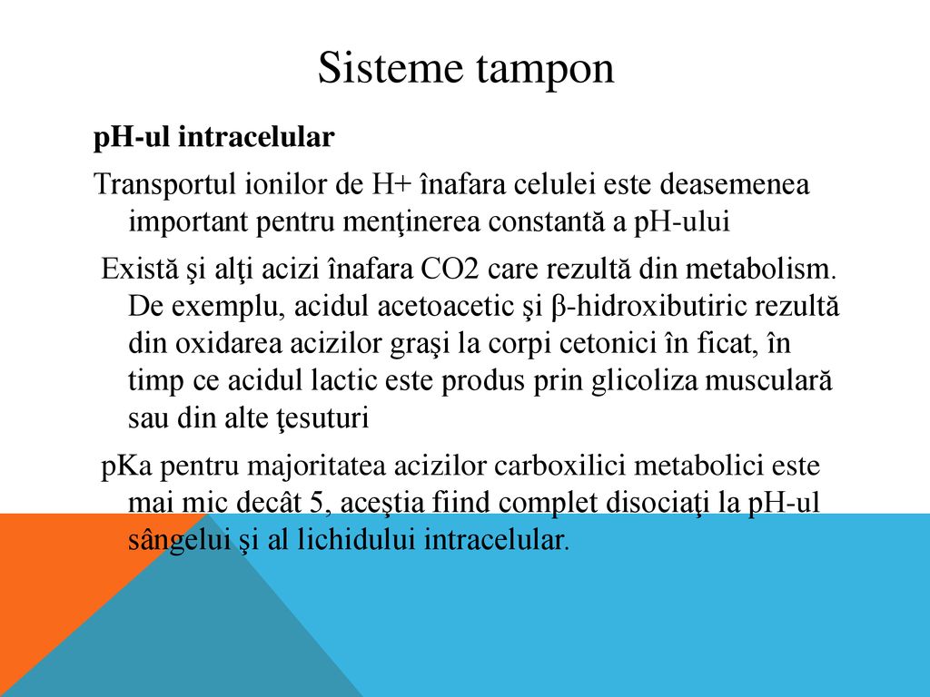 Sisteme tampon pH-ul intracelular