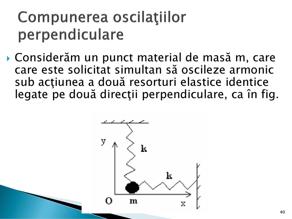 Compunerea oscilaţiilor perpendiculare