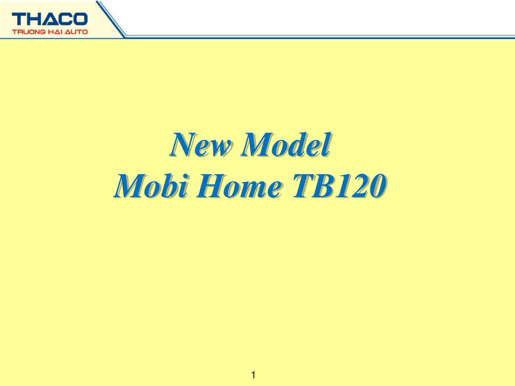 New Model Mobi Home TB120