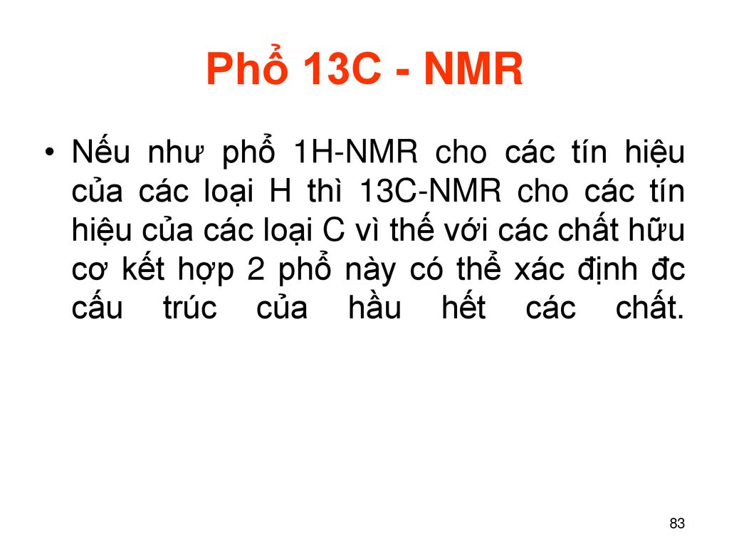 Phổ 13C - NMR
