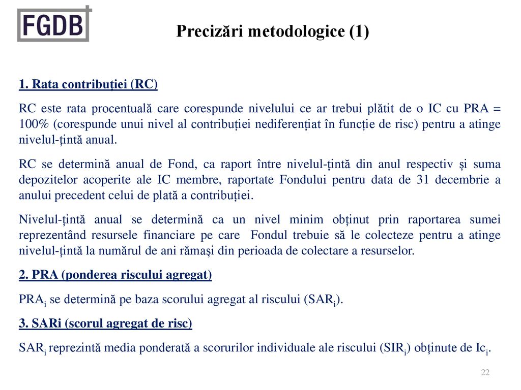 Precizări metodologice (1)