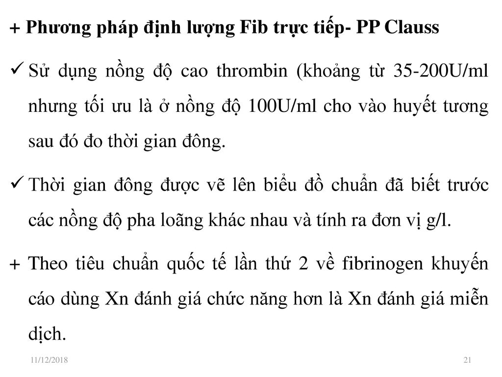 + Phương pháp định lượng Fib trực tiếp- PP Clauss