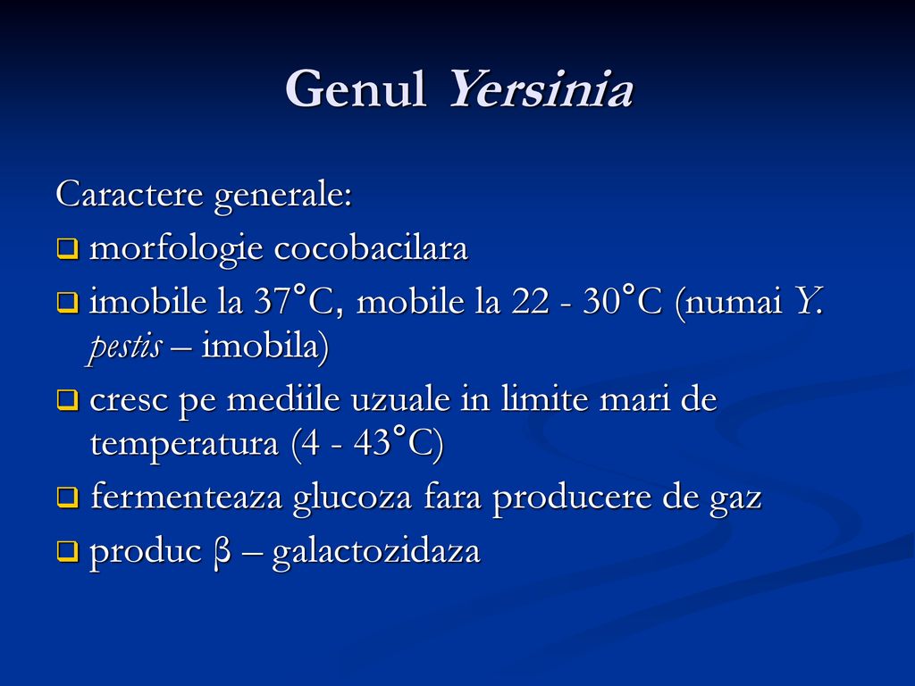Genul Yersinia Caractere generale: morfologie cocobacilara
