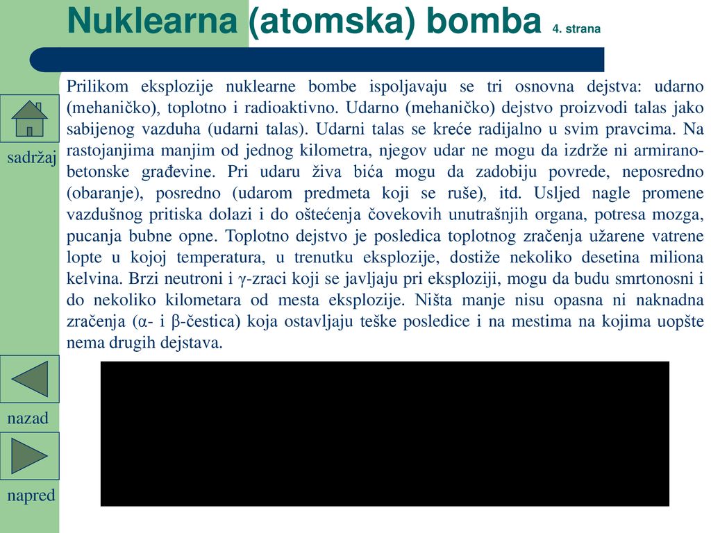 Nuklearna (atomska) bomba 4. strana