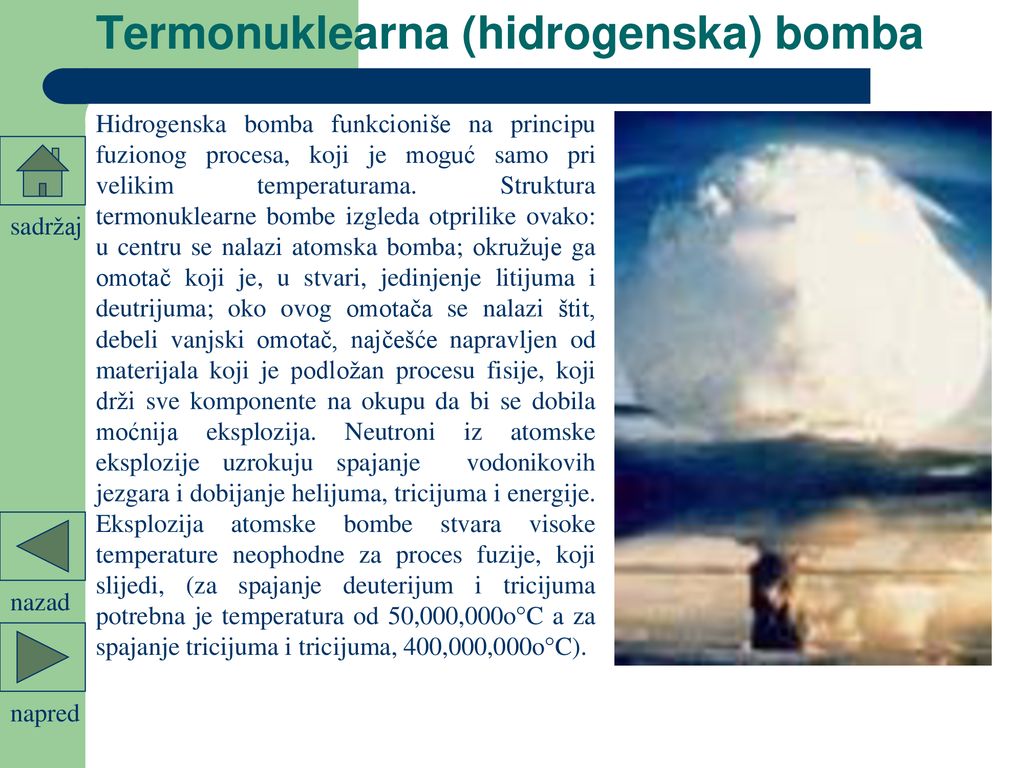Termonuklearna (hidrogenska) bomba
