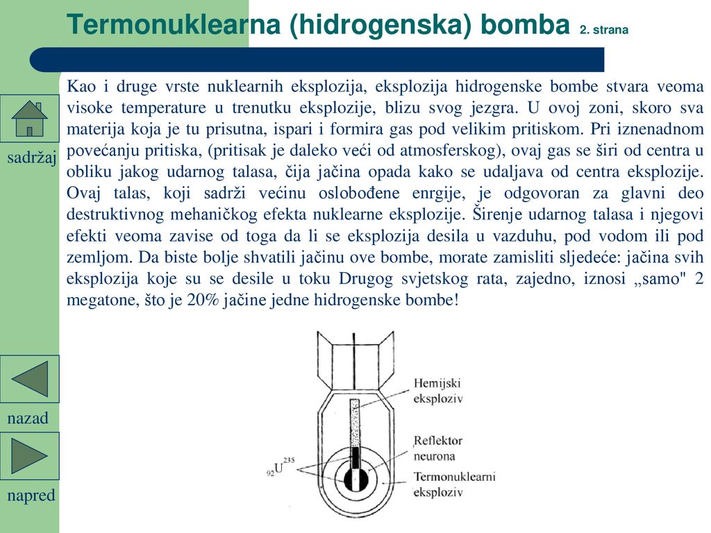 Termonuklearna (hidrogenska) bomba 2. strana
