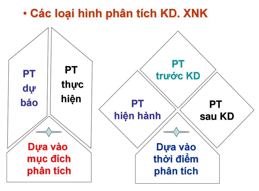 Các loại hình phân tích KD. XNK